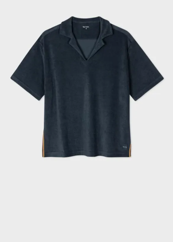Paul Smith Loungewear Towelling Lounge TShirt Navy 8211 Mens