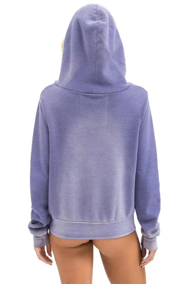 5 Stripe Hoodie 8211 Faded Grape WomenMen Aviator Nation Hoodies