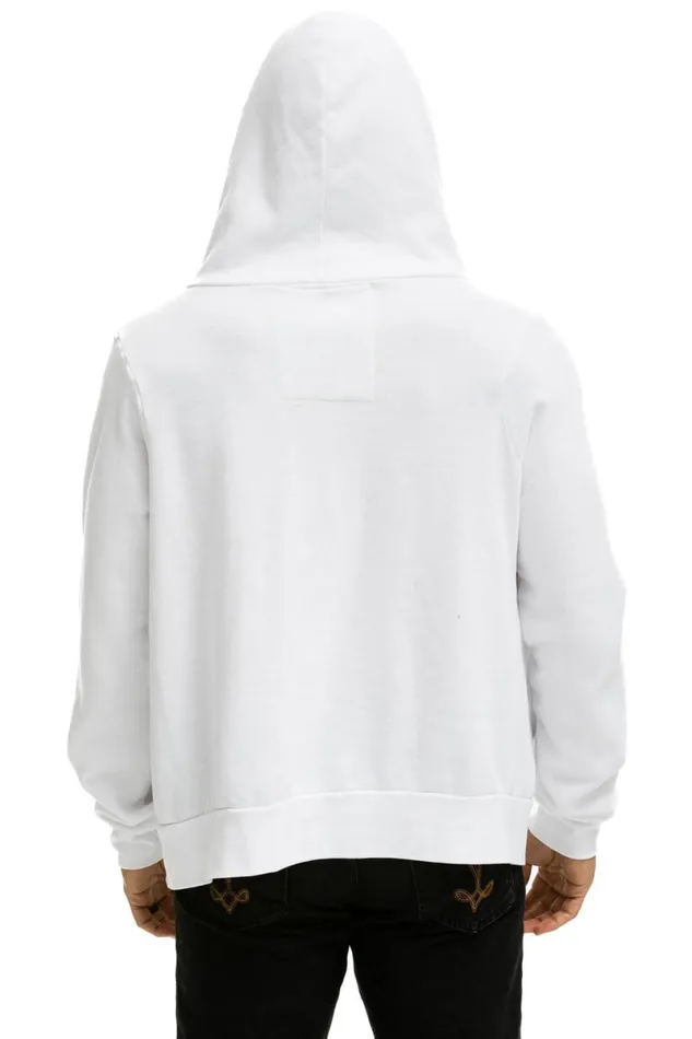 5 Stripe Hoodie 8211 White WomenMen Aviator Nation Hoodies
