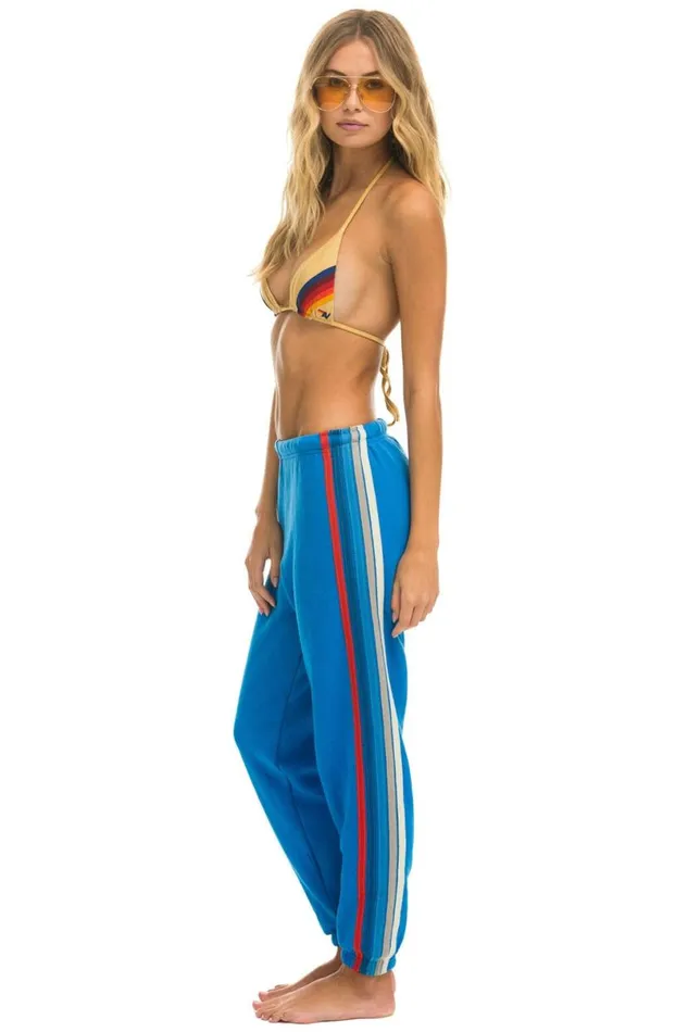 5 Stripe Sweatpants 8211 Ocean Usa Women Aviator Nation Sweatpants