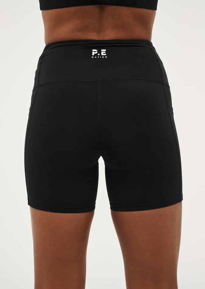 ActivewearShorts PE Nation Women RECALIBRATE 58243 BIKE SHORT IN BLACK