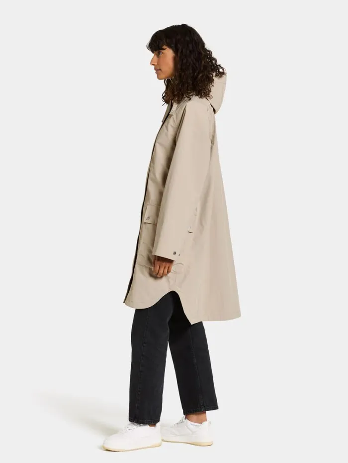 Adria Parka Clay Beige Women Didriksons Spring Jackets
