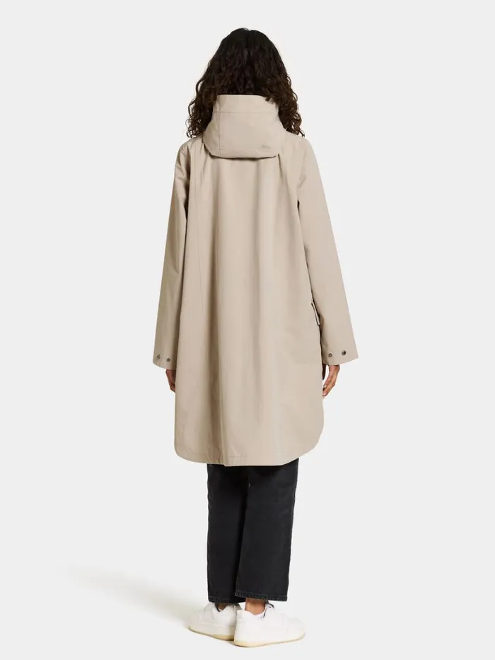 Adria Parka Clay Beige Women Didriksons Spring Jackets