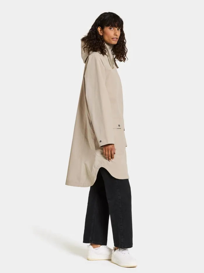 Adria Parka Clay Beige Women Didriksons Spring Jackets