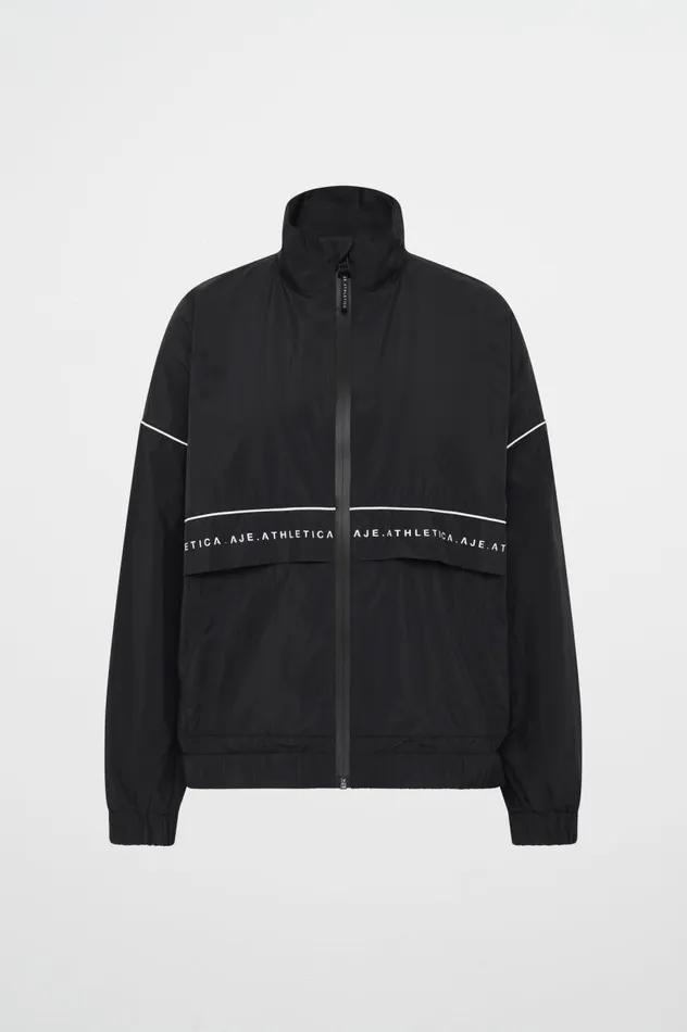 Aje Blazers Jackets and Coats Light Weight Spray Jacket 774 Blackwhite 8211 Women