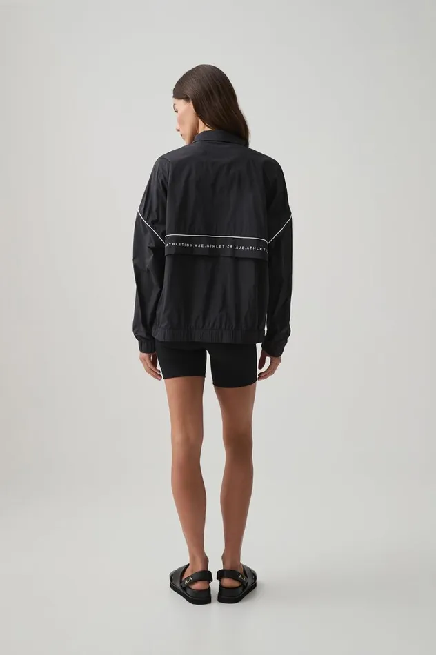 Aje Blazers Jackets and Coats Light Weight Spray Jacket 774 Blackwhite 8211 Women