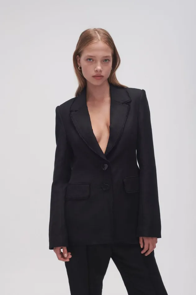 Aje Blazers Jackets and Coats Surrounding Blazer Black 8211 Women