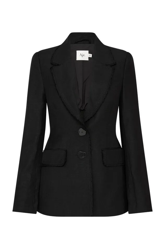Aje Blazers Jackets and Coats Surrounding Blazer Black 8211 Women