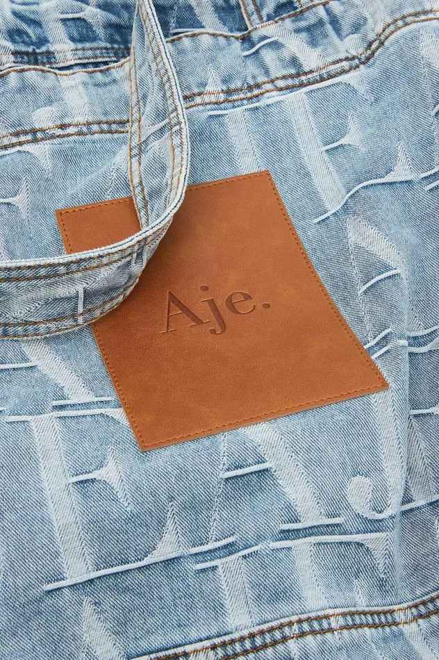 Aje Denim Anele Denim Tote Coastal Logo Wash 8211 Women Aje Denim Anele Denim Tote Coastal Logo Wash 8211 Women