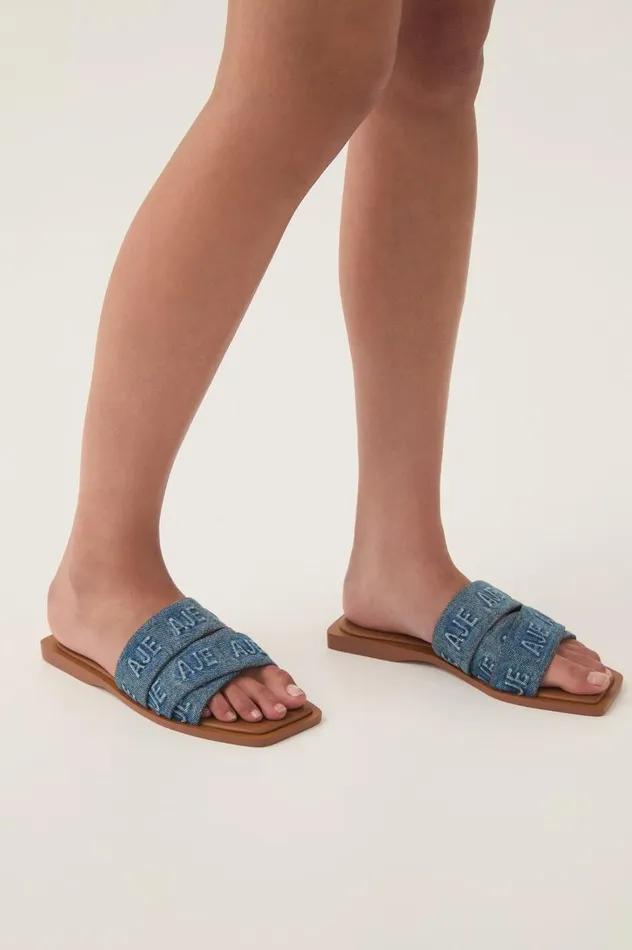 Aje Denim Rita Denim Logo Slide 90039s Wash 8211 Women Aje Denim Rita Denim Logo Slide 90039s Wash 8211 Women
