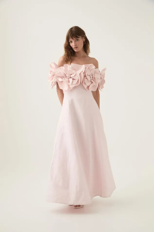 Aje Dresses Etta Midi Dress Pastel Pink 8211 Women