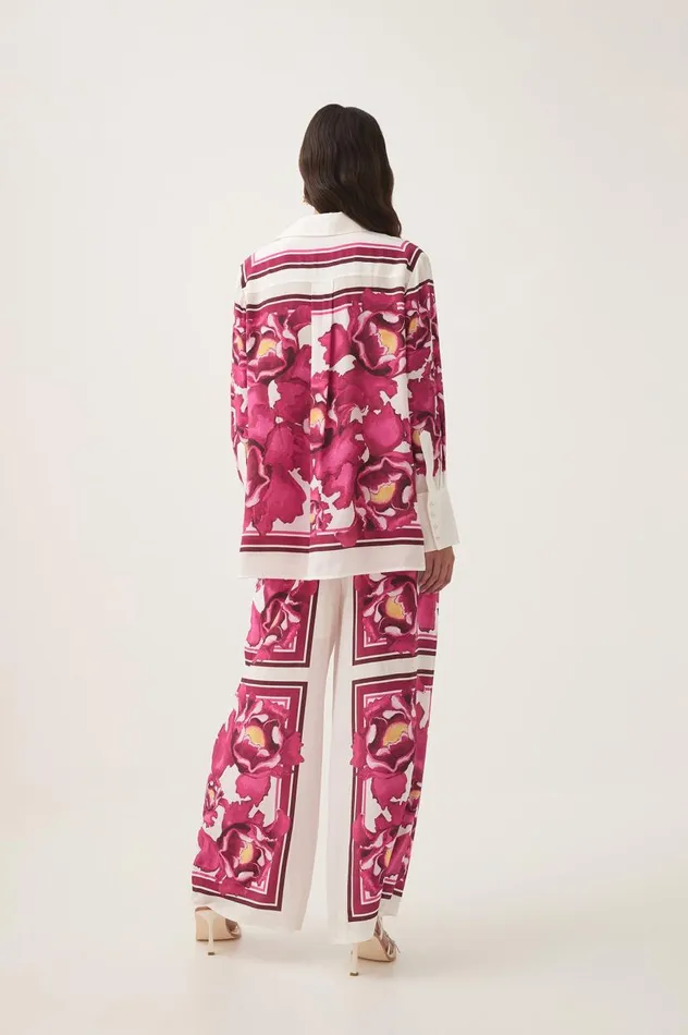 Aje Pants Atomic Silk Relaxed Pant Boldly Blooming 8211 Women Aje Pants Atomic Silk Relaxed Pant Boldly Blooming 8211 Women