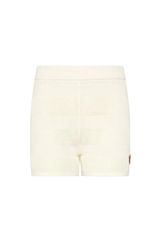Aje Shorts Bather Knit Short Ivory 8211 Women Aje Shorts Bather Knit Short Ivory 8211 Women