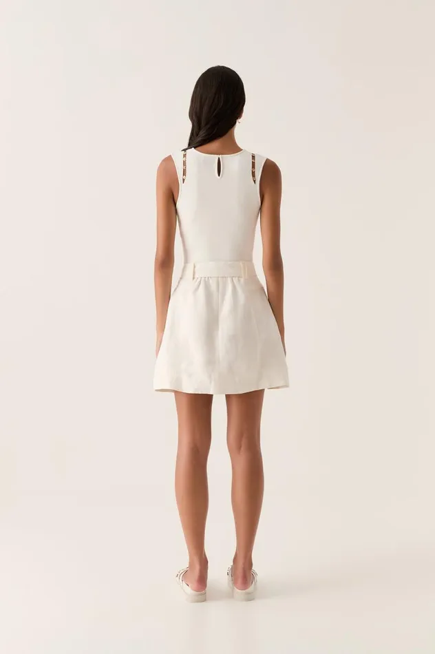 Aje Skirts Beacon Utility Mini Skirt Ivory 8211 Women Aje Skirts Beacon Utility Mini Skirt Ivory 8211 Women