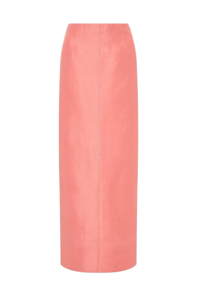 Aje Skirts Mary Column Maxi Skirt Guava Pink 8211 Women Aje Skirts Mary Column Maxi Skirt Guava Pink 8211 Women