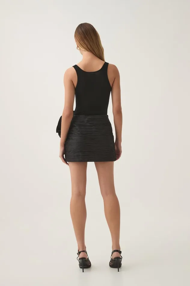 Aje Skirts Potion Spiral Mini Skirt Black 8211 Women Aje Skirts Potion Spiral Mini Skirt Black 8211 Women