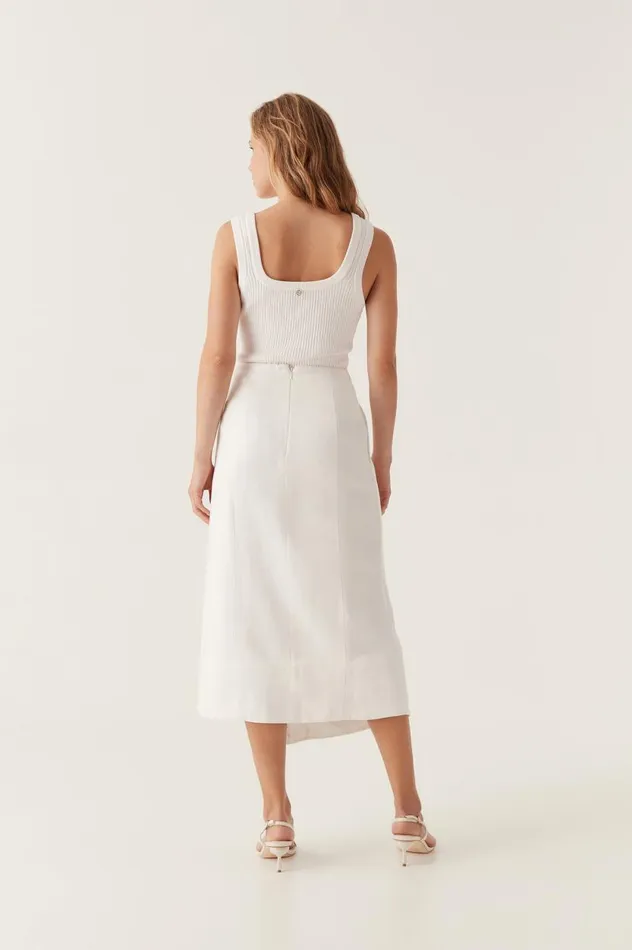 Aje Skirts Theory Cinched Midi Skirt Ivory 8211 Women Aje Skirts Theory Cinched Midi Skirt Ivory 8211 Women