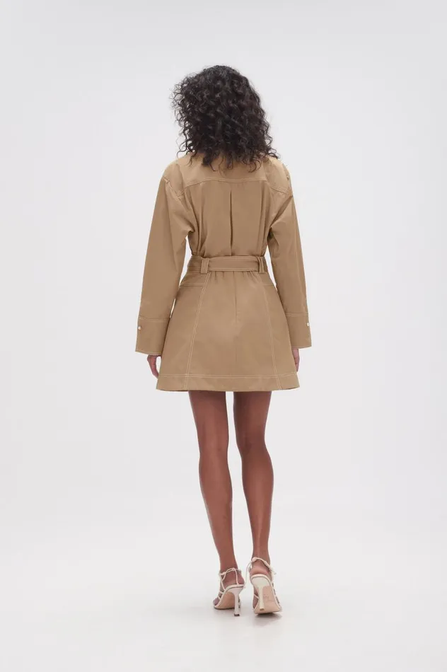 Aje Skirts Willow Utility Mini Skirt Taupe Grey 8211 Women Aje Skirts Willow Utility Mini Skirt Taupe Grey 8211 Women