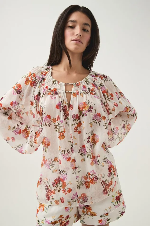 Aje Tops Cyma Blouse Flora Natura 8211 Women