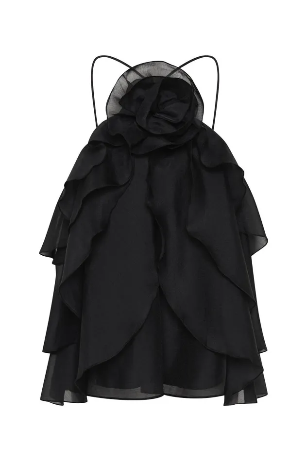 Aje Tops Pandorea Layered Top Black 8211 Women Aje Tops Pandorea Layered Top Black 8211 Women