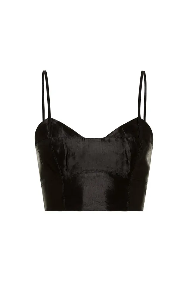 Aje Tops Rowena Panelled Bralette Black 8211 Women