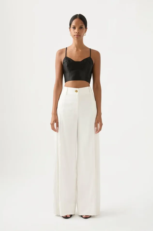 Aje Tops Rowena Panelled Bralette Black 8211 Women