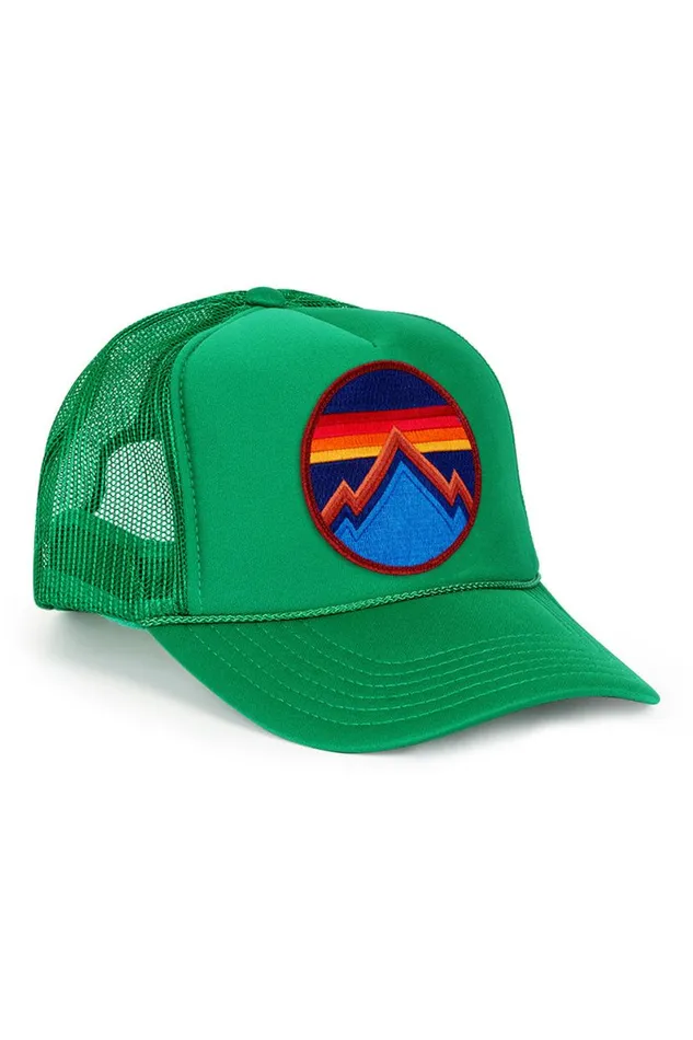 All Seasons Circle Trucker Hat WomenMen Aviator Nation Trucker Hats