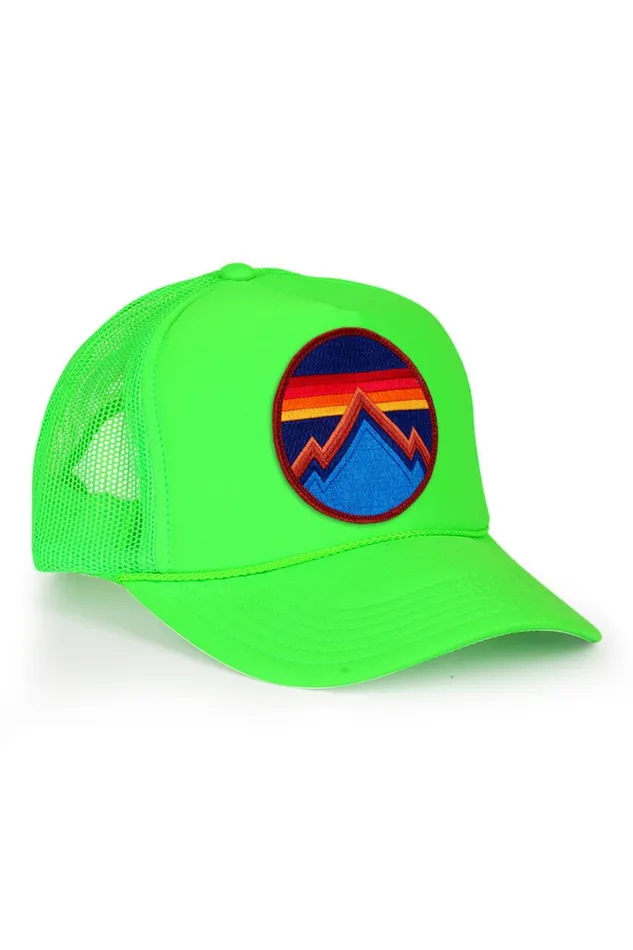 All Seasons Circle Trucker Hat WomenMen Aviator Nation Trucker Hats