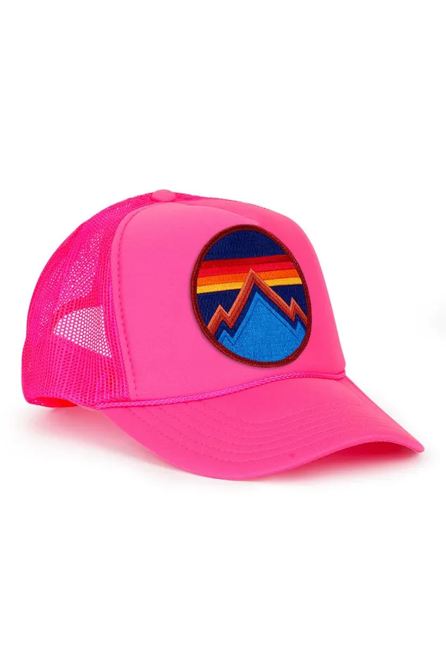 All Seasons Circle Trucker Hat WomenMen Aviator Nation Trucker Hats