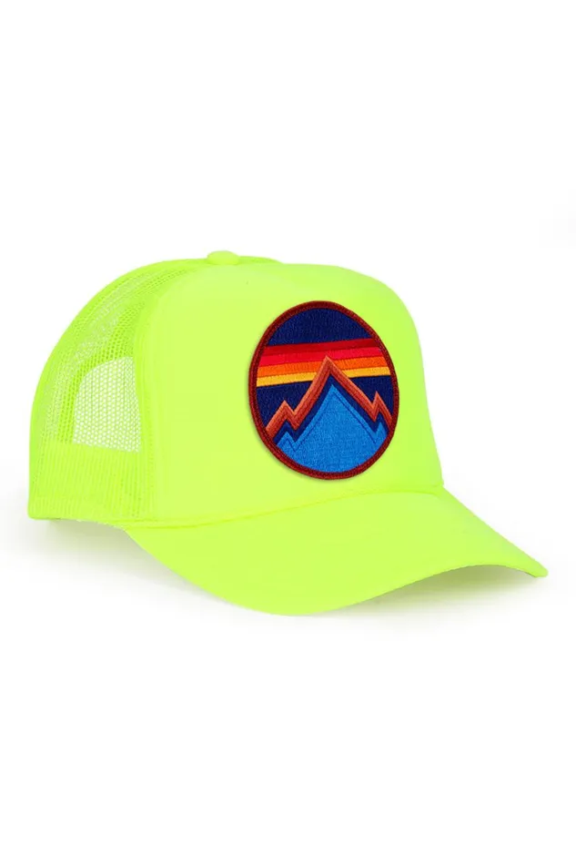 All Seasons Circle Trucker Hat WomenMen Aviator Nation Trucker Hats