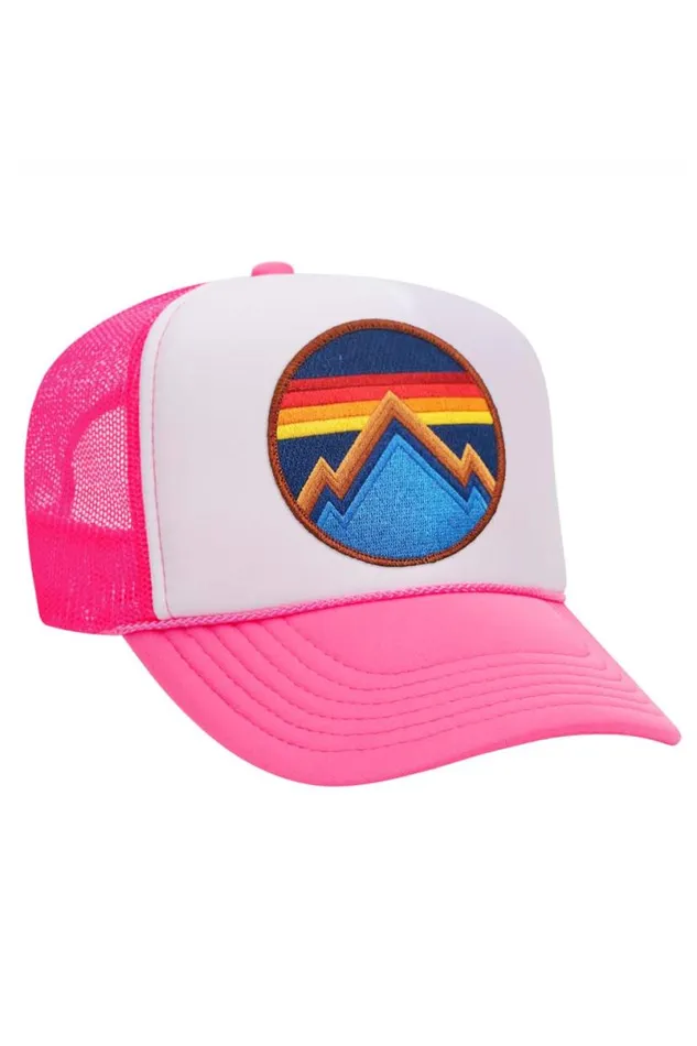 All Seasons Circle Trucker Hat WomenMen Aviator Nation Trucker Hats
