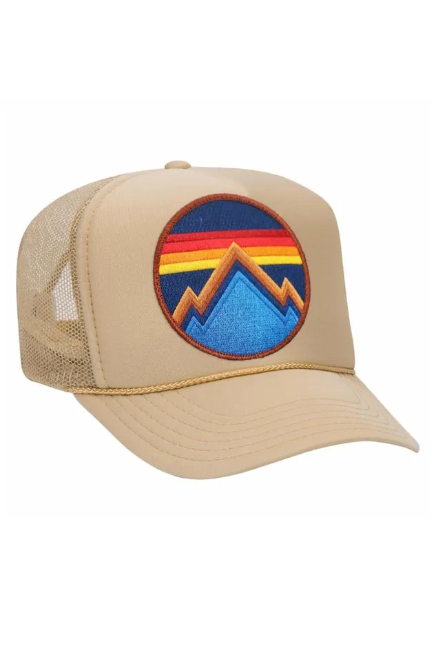 All Seasons Circle Trucker Hat WomenMen Aviator Nation Trucker Hats