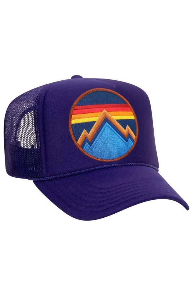 All Seasons Circle Trucker Hat WomenMen Aviator Nation Trucker Hats