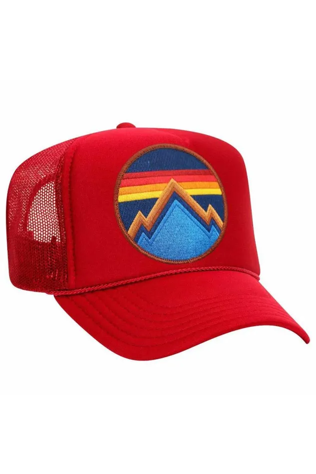 All Seasons Circle Trucker Hat WomenMen Aviator Nation Trucker Hats