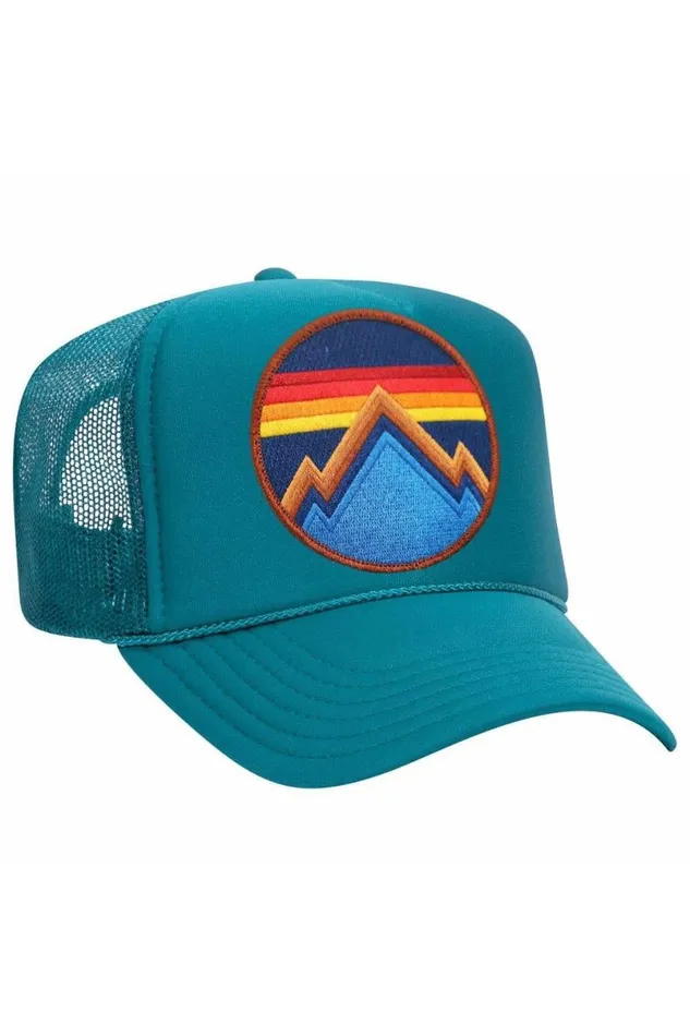 All Seasons Circle Trucker Hat WomenMen Aviator Nation Trucker Hats