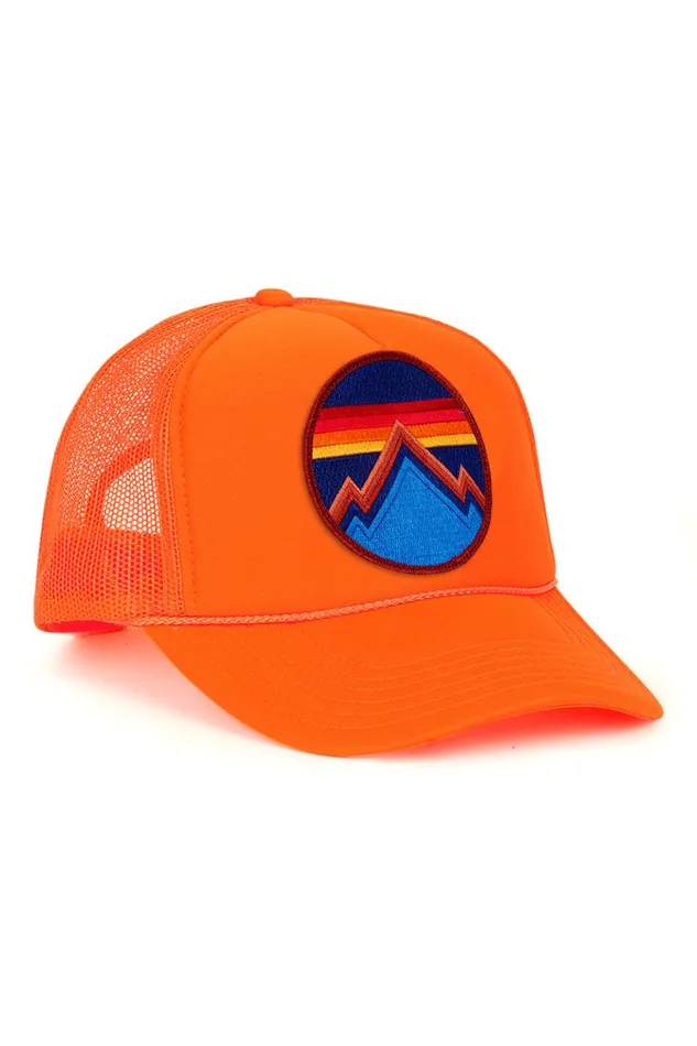 All Seasons Circle Trucker Hat WomenMen Aviator Nation Trucker Hats