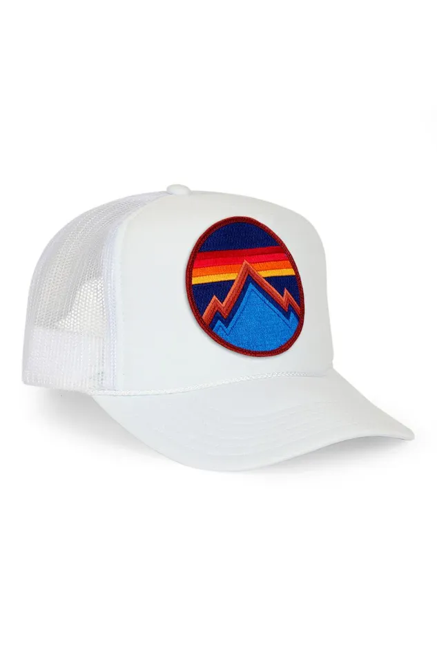 All Seasons Circle Trucker Hat WomenMen Aviator Nation Trucker Hats