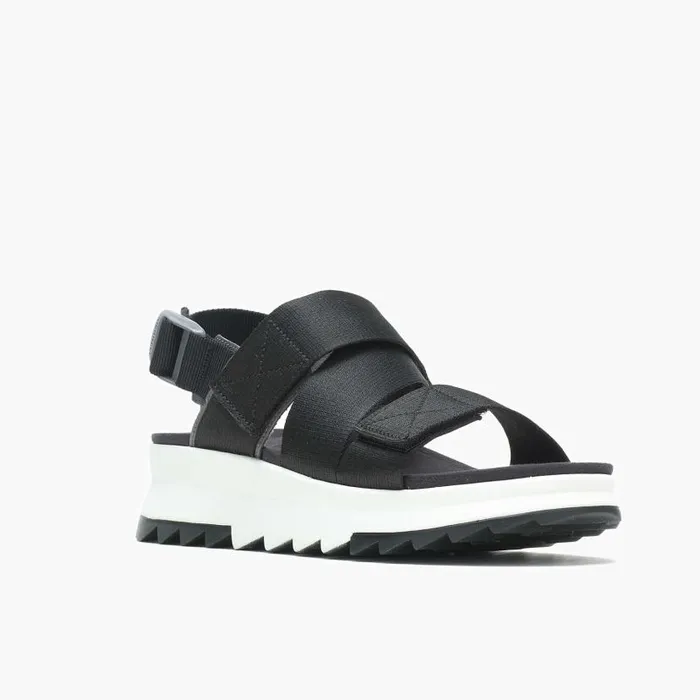Alpine Cush Backstrap Black Women Merrell Sandals Alpine Cush Backstrap Black Women Merrell Sandals