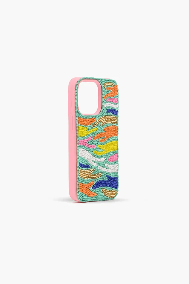 America and Beyond Daphne Beaded Iphone 14Pro Case Women Small Accessories