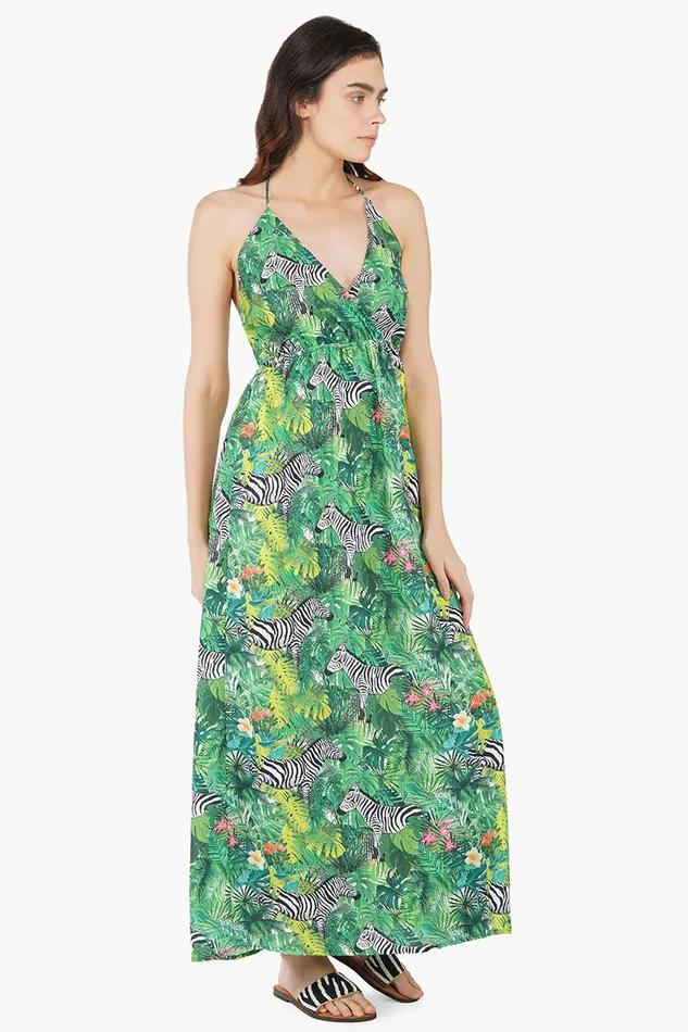 America and Beyond Dresses Women Serengeti Style Maxi Dress