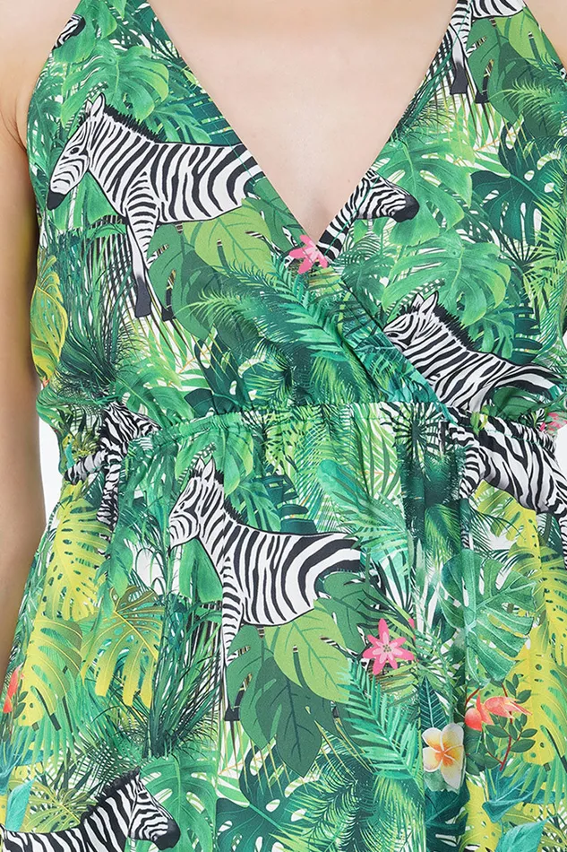 America and Beyond Dresses Women Serengeti Style Maxi Dress