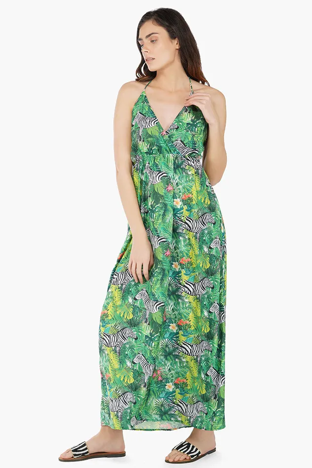 America and Beyond Dresses Women Serengeti Style Maxi Dress