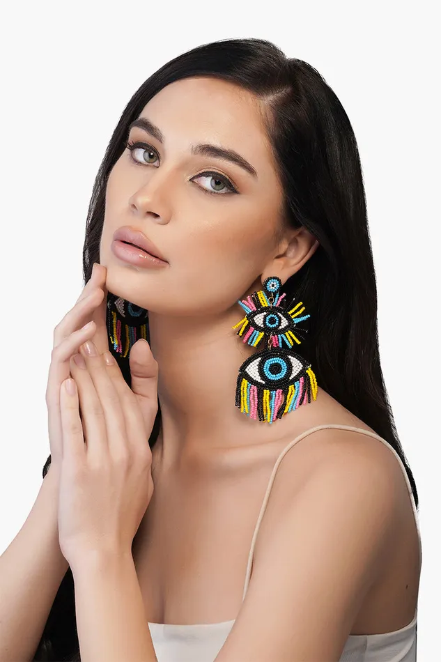 America and Beyond Earrings Women 80039s Evil Eye Earrings