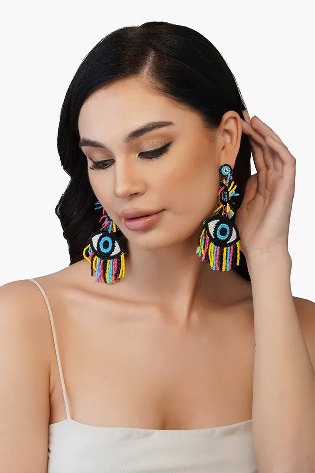 America and Beyond Earrings Women 80039s Evil Eye Earrings