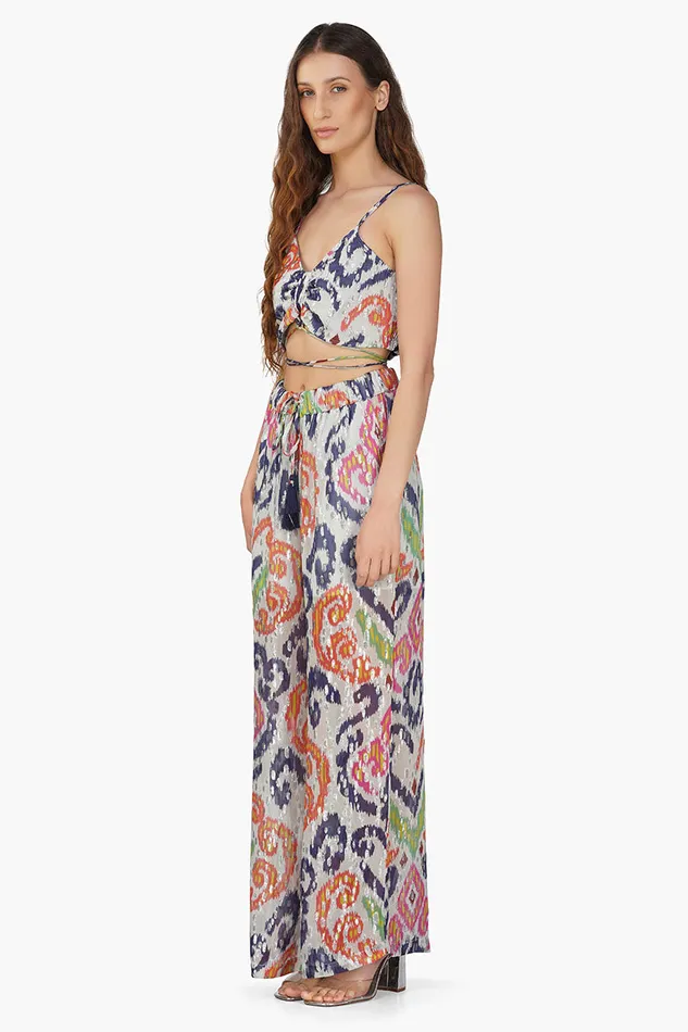 America and Beyond Pants Women Multi Abstract Gloria Pant