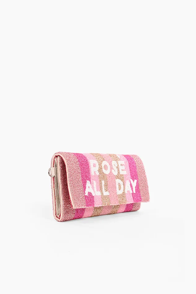 America and Beyond Rose All Day Clutch Women Crossbody Bags