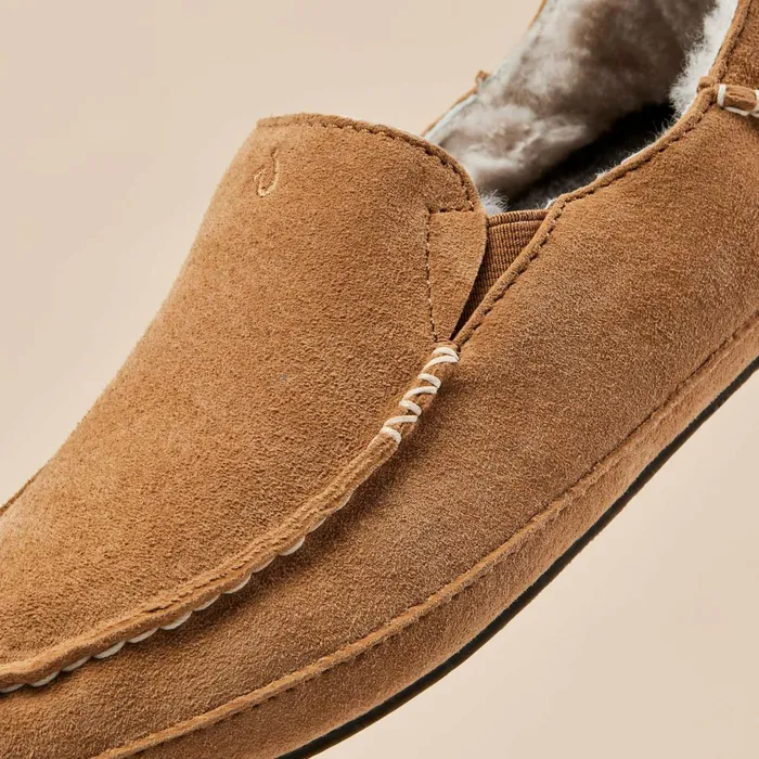 Arch Support Women Olukai Nohea Leather Slippers 8211 Tan