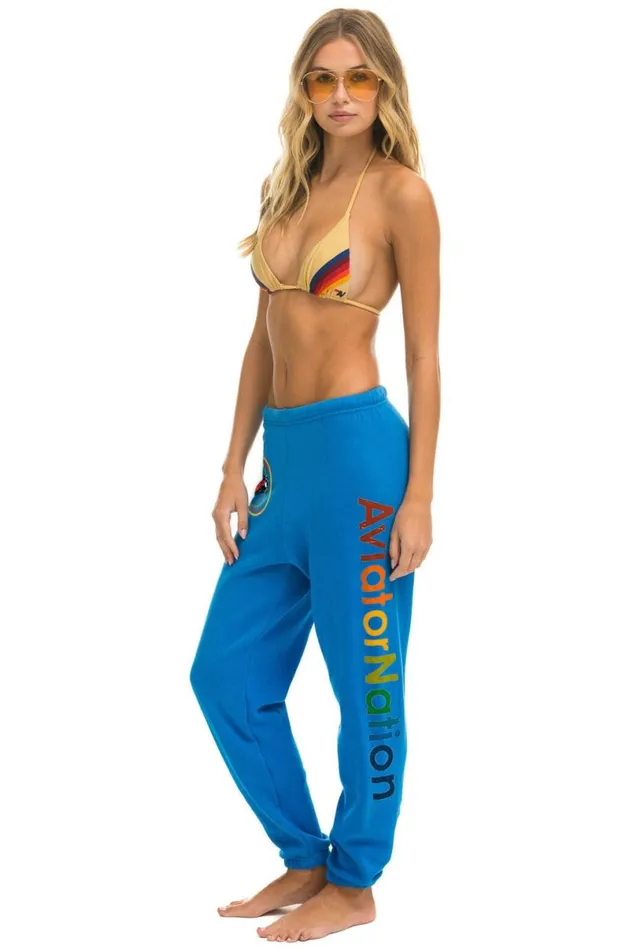 Aspen Sweatpants 8211 Ocean Women Aviator Nation Sweatpants