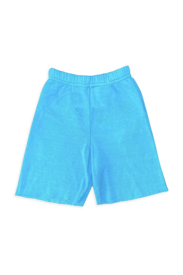Aspen Sweatshorts 8211 Neon Blue Kids Aviator Nation Shorts