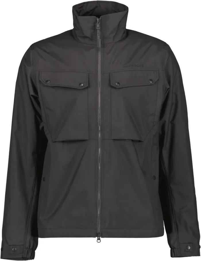 August Jacket Black Men Didriksons Spring Jackets